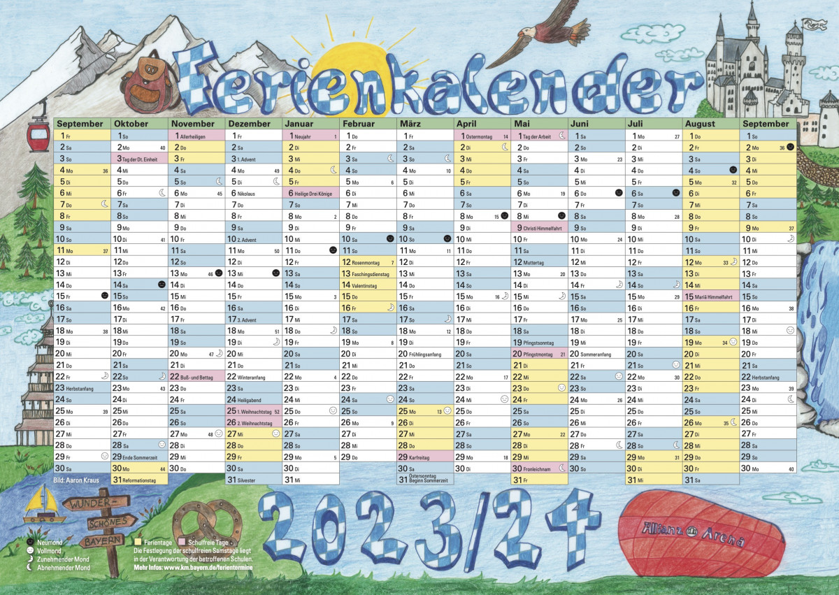 Ferienkalender KM 2023 24